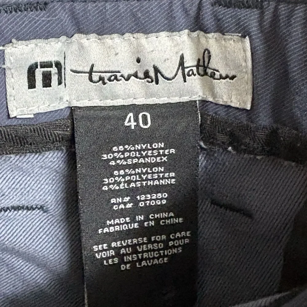 Travis Mathew El Dorado Shorts Mens 40 Blue 9.5